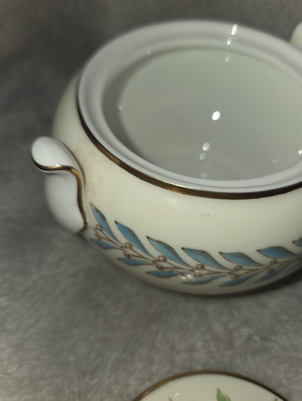 Wedgwood Sugar Bowl Woodstock Pattern - Picture 6 of 8